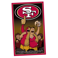 49ers Sitdown Illustration Design