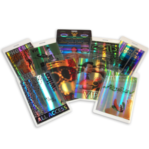 Custom Holographic Laminate Passes