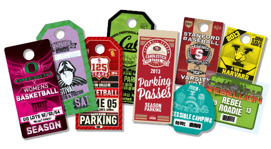 Custom Parking Passes Credentials